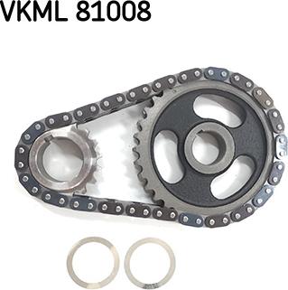 SKF VKML 81008 - Комплект цепи привода распредвала unicars.by