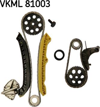 SKF VKML 81003 - Комплект цепи привода распредвала unicars.by