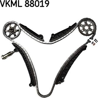 SKF VKML 88019 - Комплект цепи привода распредвала unicars.by