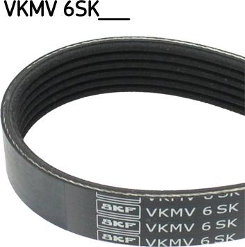 SKF VKMV 6SK1029 - Поликлиновой ремень unicars.by