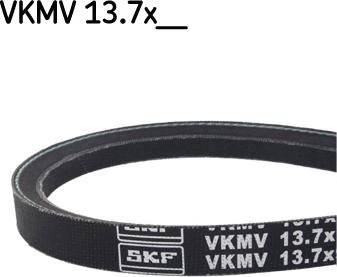 SKF VKMV 13.7x975 - Клиновой ремень, поперечные рёбра unicars.by