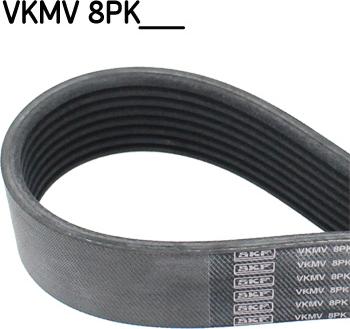 SKF VKMV 8PK1172 - Поликлиновой ремень unicars.by