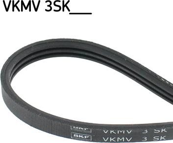 SKF VKMV 3SK628 - Поликлиновой ремень unicars.by