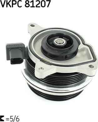 SKF VKPC 81207 - Водяной насос unicars.by