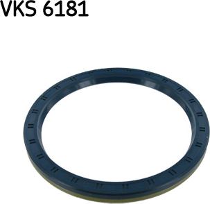 SKF VKS 6181 - Уплотняющее кольцо вала, подшипник ступицы колеса unicars.by