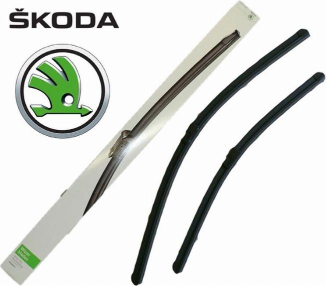 Skoda 5JB998001 - 1 set aerodynamic wiper blades unicars.by