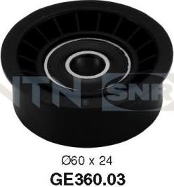 SNR GE360.03 - Направляющий ролик, зубчатый ремень ГРМ unicars.by