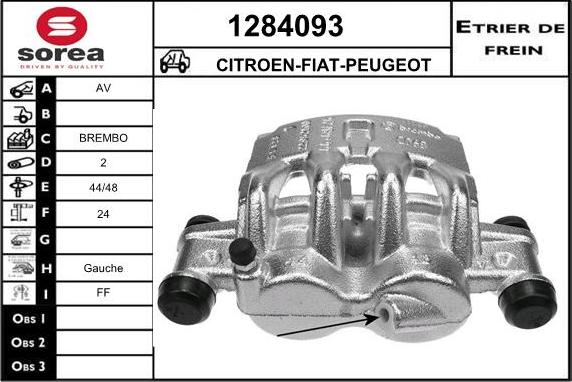 SNRA 1284093 - Тормозной суппорт unicars.by