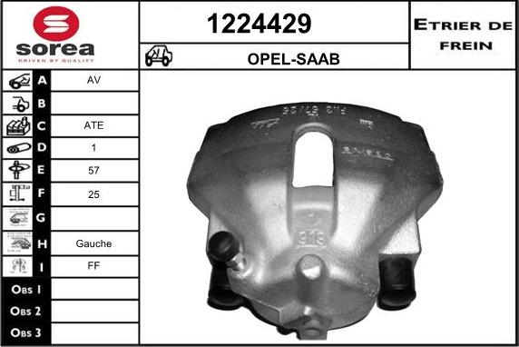 SNRA 1224429 - Тормозной суппорт unicars.by