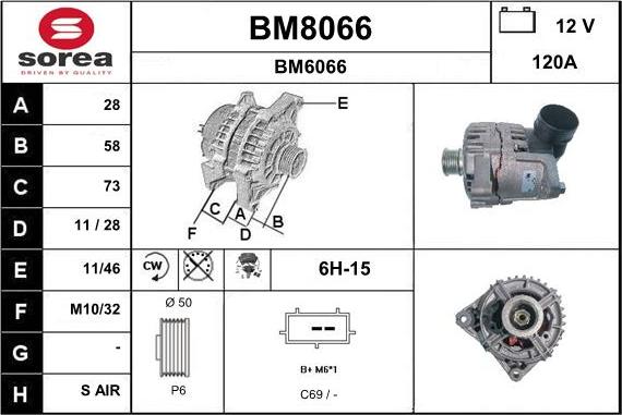 SNRA BM8066 - Генератор unicars.by