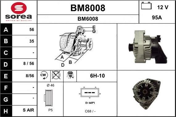 SNRA BM8008 - Генератор unicars.by