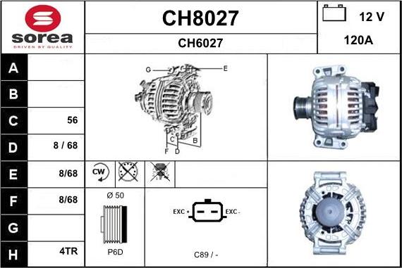 SNRA CH8027 - Генератор unicars.by