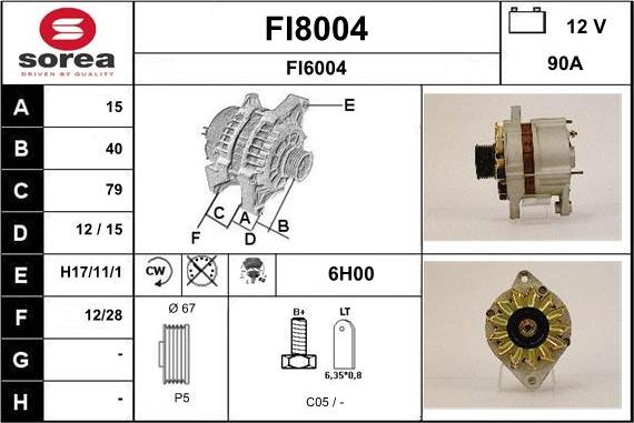 SNRA FI8004 - Генератор unicars.by