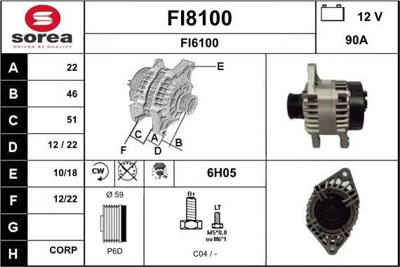 SNRA FI8100 - Генератор unicars.by