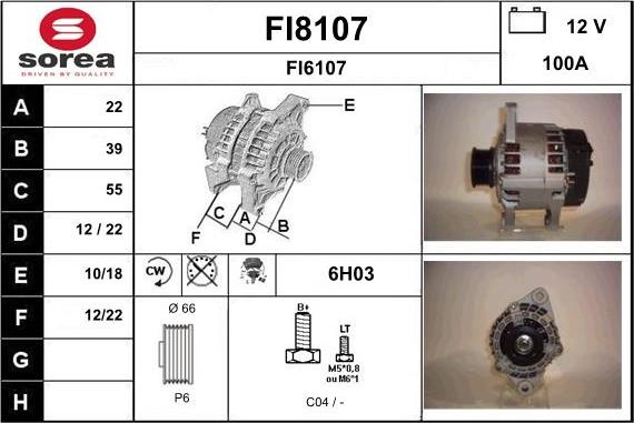 SNRA FI8107 - Генератор unicars.by