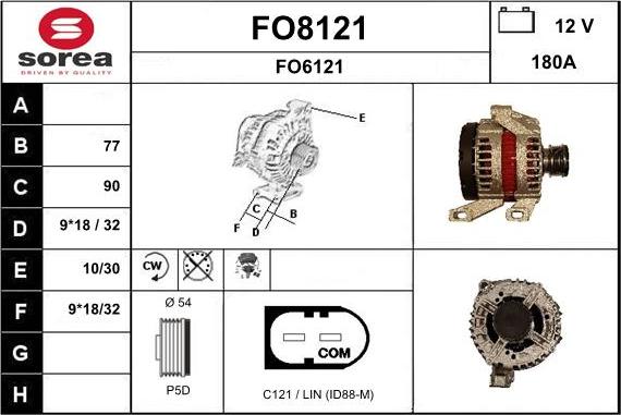 SNRA FO8121 - Генератор unicars.by