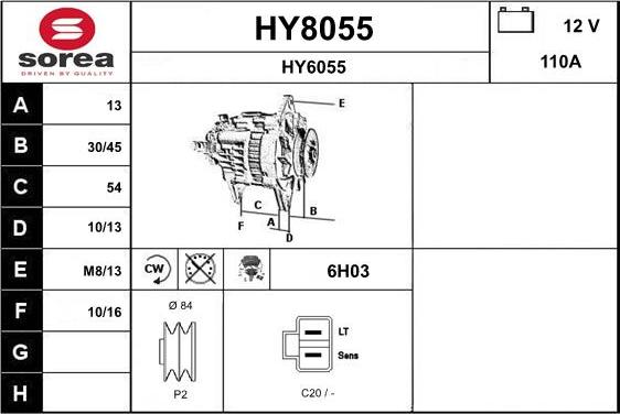 SNRA HY8055 - Генератор unicars.by