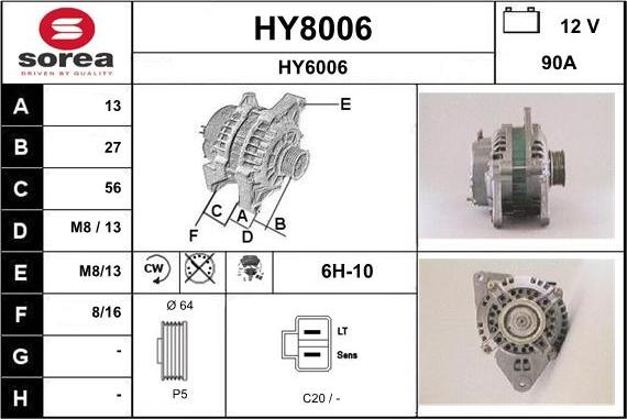 SNRA HY8006 - Генератор unicars.by