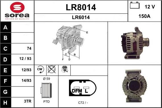 SNRA LR8014 - Генератор unicars.by