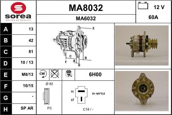 SNRA MA8032 - Генератор unicars.by