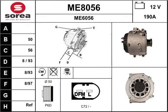 SNRA ME8056 - Генератор unicars.by