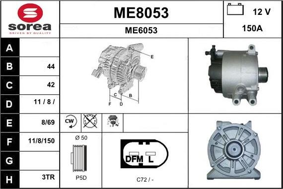 SNRA ME8053 - Генератор unicars.by