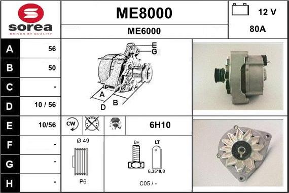 SNRA ME8000 - Генератор unicars.by