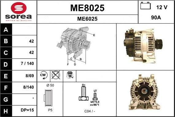 SNRA ME8025 - Генератор unicars.by