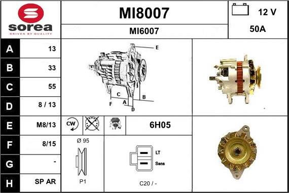 SNRA MI8007 - Генератор unicars.by