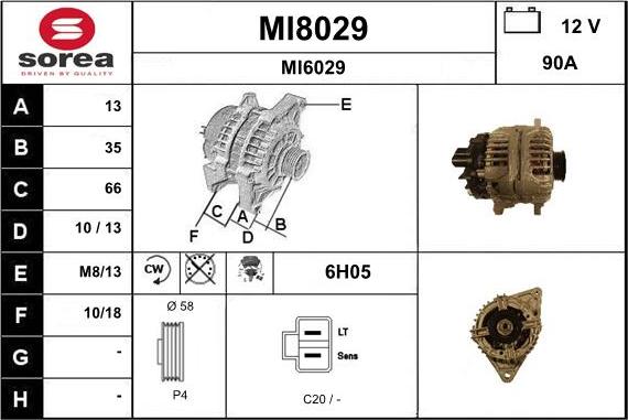 SNRA MI8029 - Генератор unicars.by