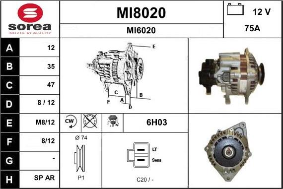 SNRA MI8020 - Генератор unicars.by