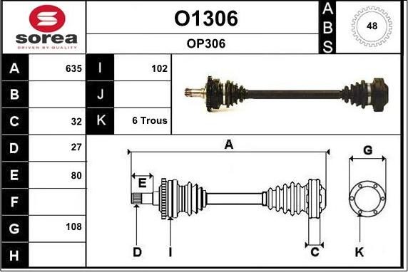 Triscan 8540 24538 - Приводной вал unicars.by