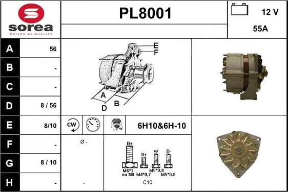 SNRA PL8001 - Генератор unicars.by