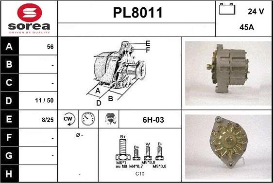 SNRA PL8011 - Генератор unicars.by