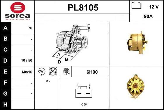 SNRA PL8105 - Генератор unicars.by