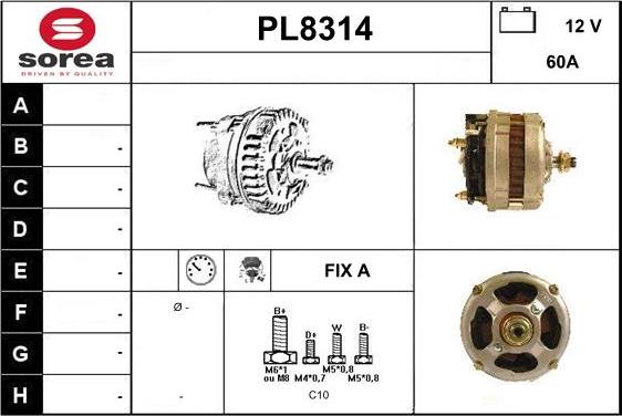 SNRA PL8314 - Генератор unicars.by