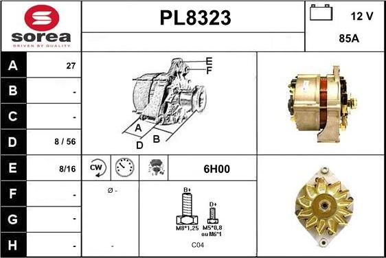 SNRA PL8323 - Генератор unicars.by