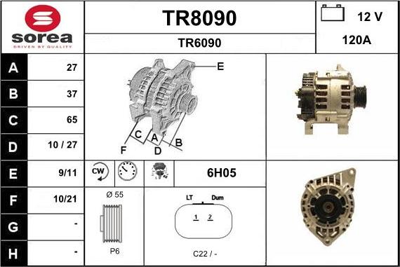 SNRA TR8090 - Генератор unicars.by