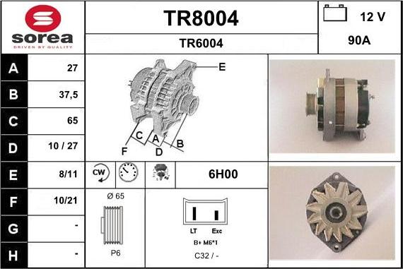 SNRA TR8004 - Генератор unicars.by