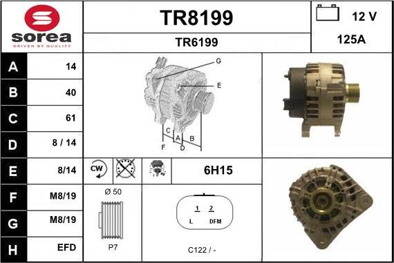 SNRA TR8199 - Генератор unicars.by