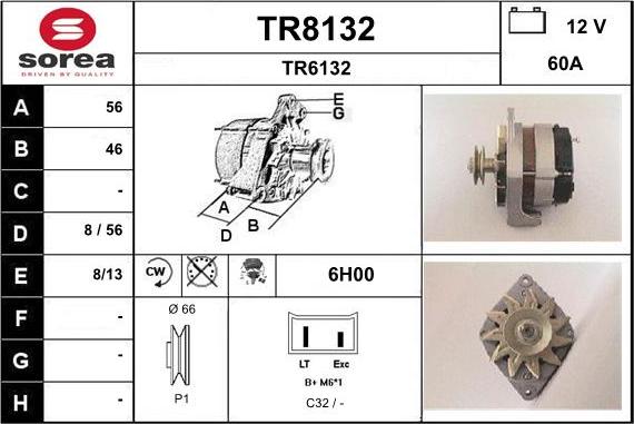 SNRA TR8132 - Генератор unicars.by