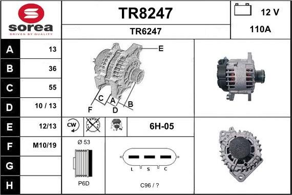 SNRA TR8247 - Генератор unicars.by