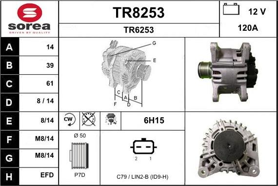 SNRA TR8253 - Генератор unicars.by