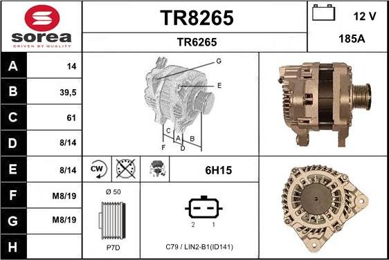 SNRA TR8265 - Генератор unicars.by