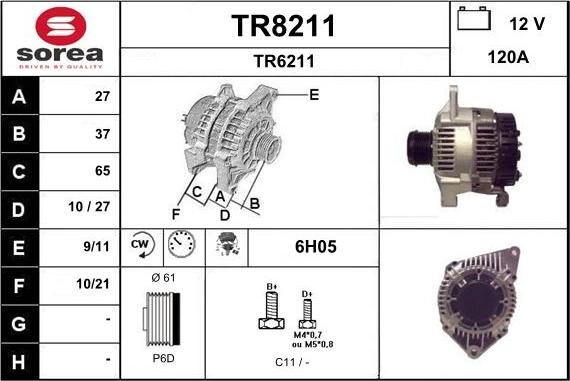 SNRA TR8211 - Генератор unicars.by