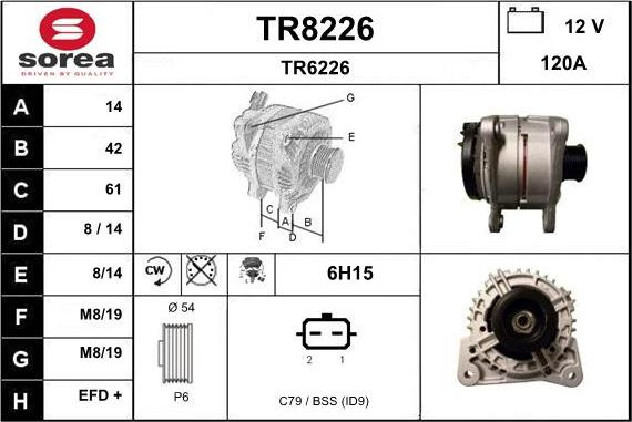 SNRA TR8226 - Генератор unicars.by