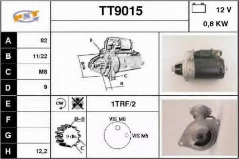 SNRA TT9015 - Стартер unicars.by