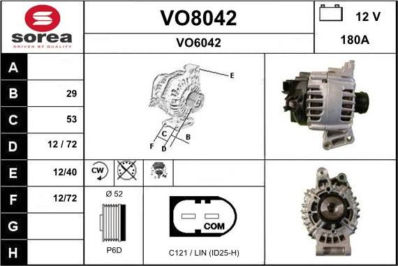 SNRA VO8042 - Генератор unicars.by