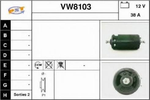 SNRA VW8103 - Генератор unicars.by