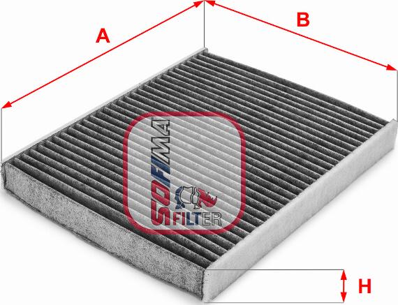 Sofima S 4170 CA - Фильтр воздуха в салоне unicars.by